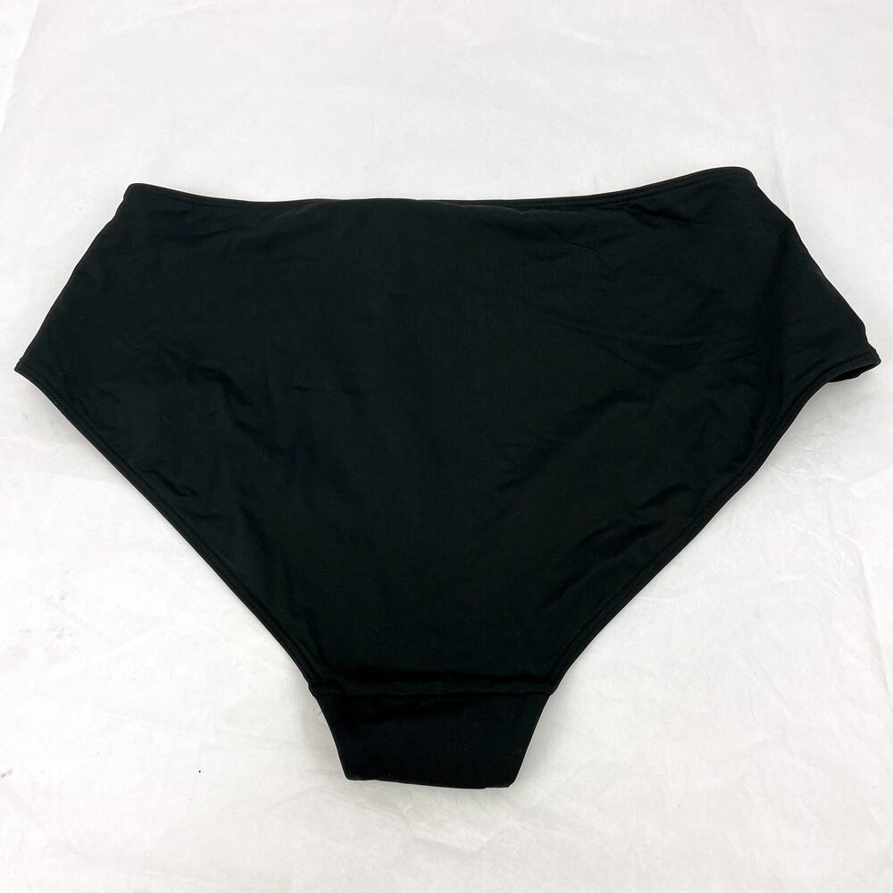 Everlane Womens The High-Rise Hipster Bikini Bottom XL Swimwear Black NWT - Picture 6 of 8